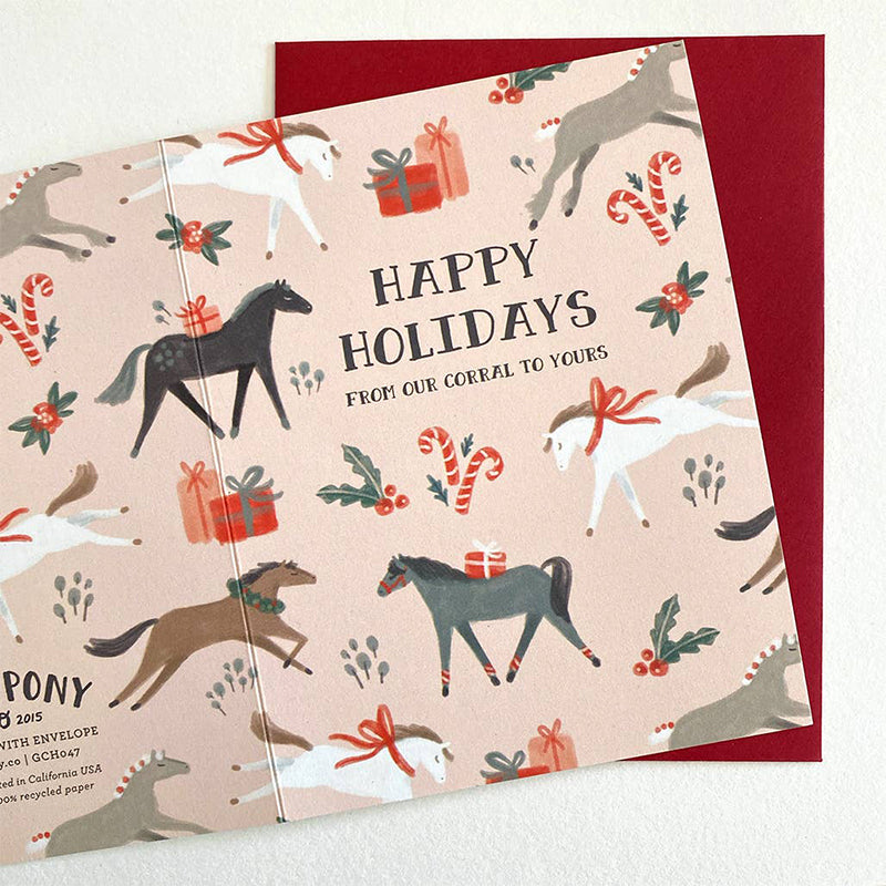 Holiday Corral Card