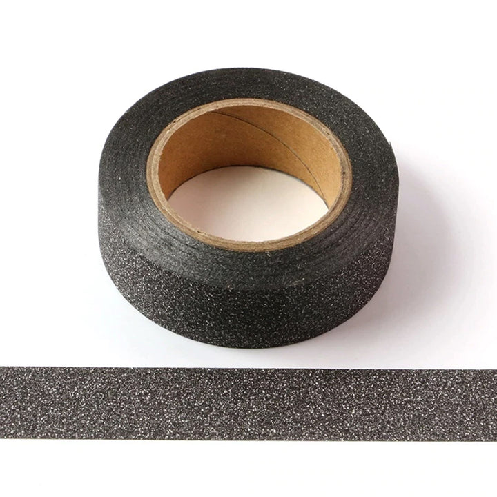 Glitter Washi Tape - Black