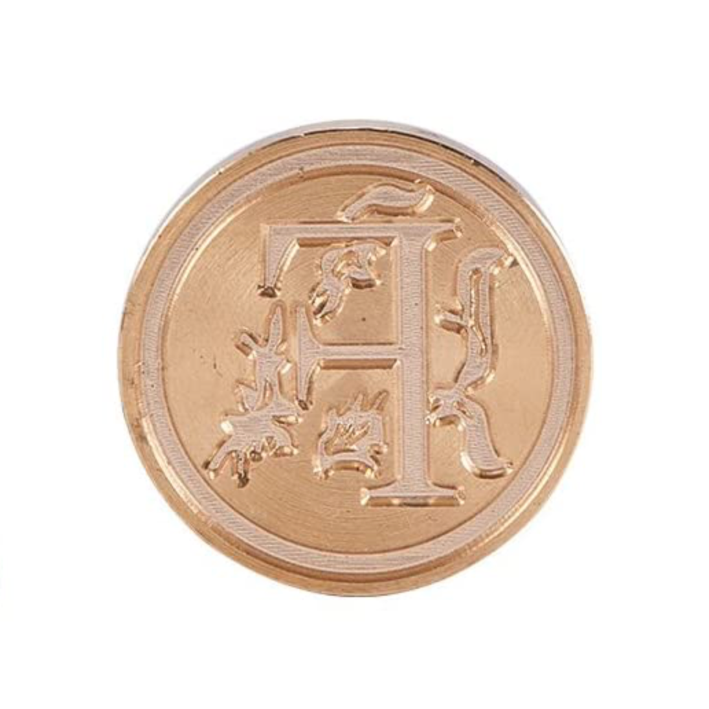 Wax Seal Stamp - Alphabet Round