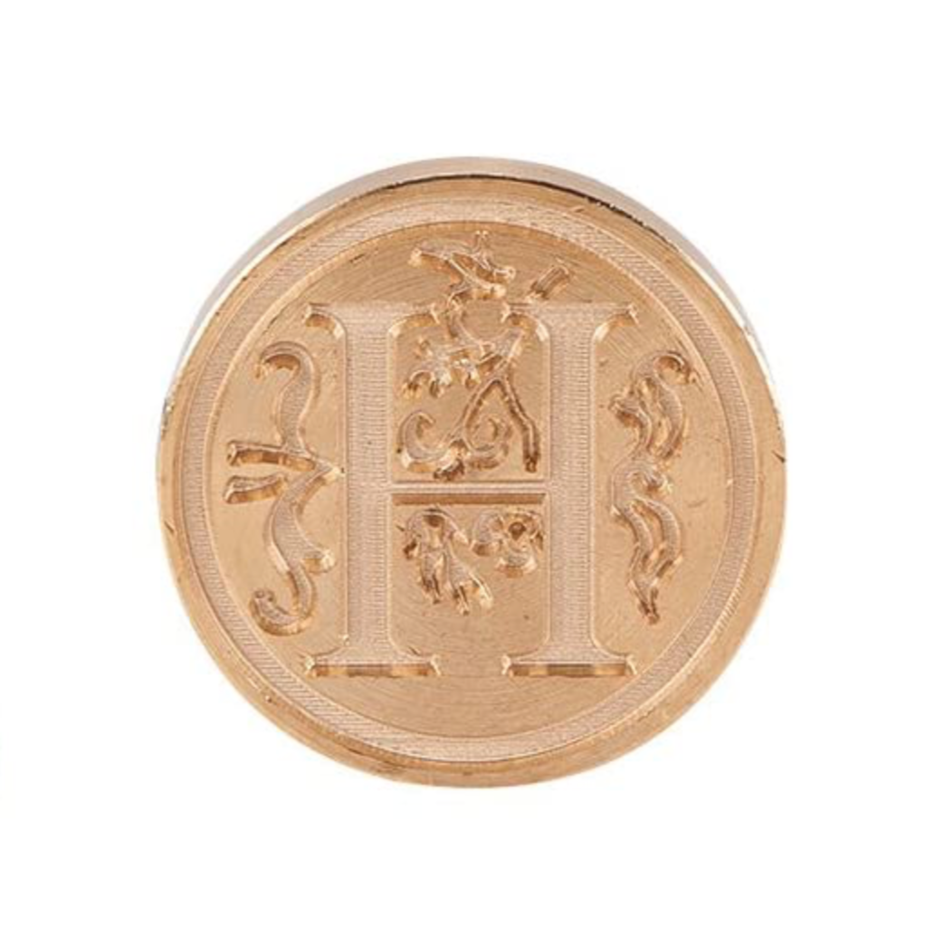 Wax Seal Stamp - Alphabet Round