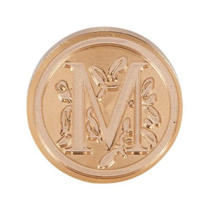 Wax Seal Stamp - Alphabet Round