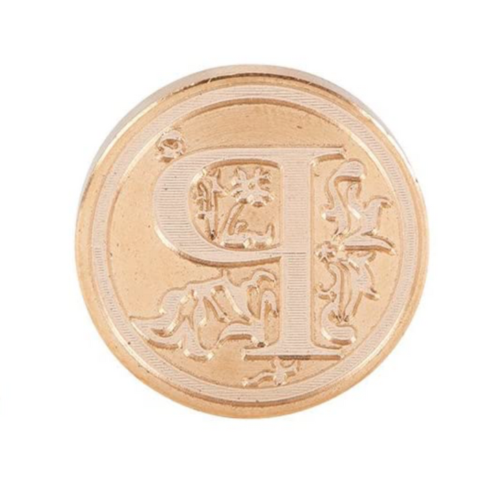 Wax Seal Stamp - Alphabet Round