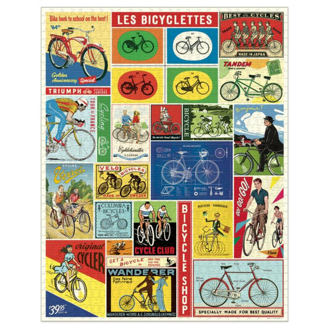 Bicycles 1,000 Piece Puzzle