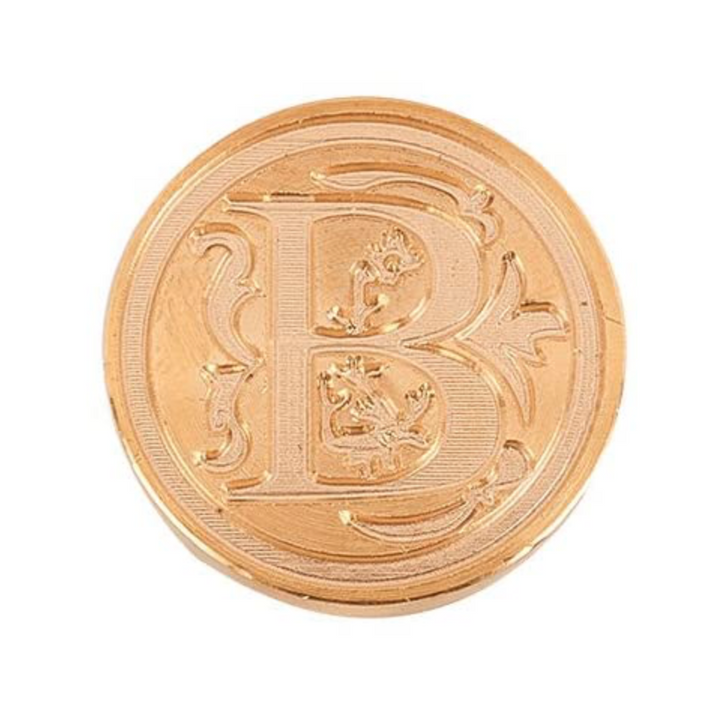 Wax Seal Stamp - Alphabet Round