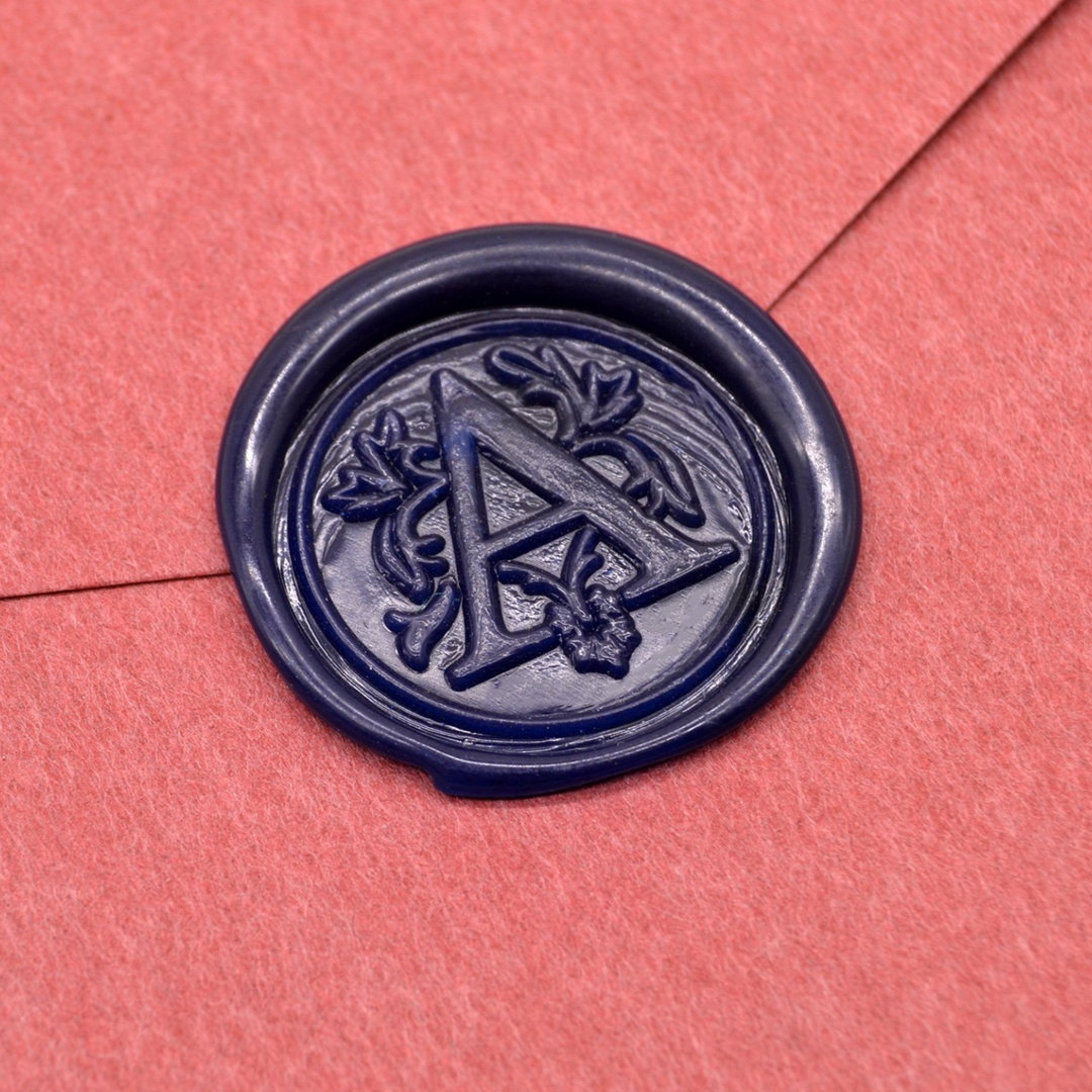 Wax Seal Stamp - Alphabet Round