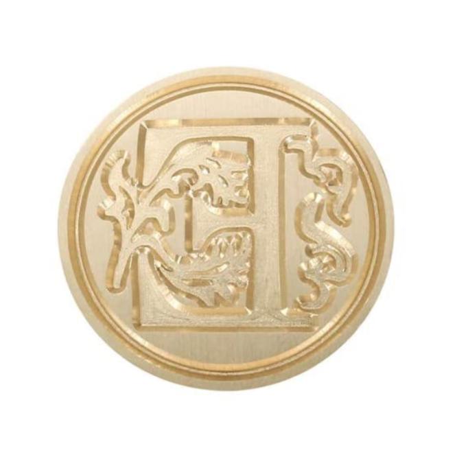 Wax Seal Stamp - Alphabet Round