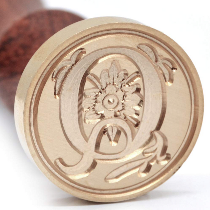 Wax Seal Stamp - Alphabet Round