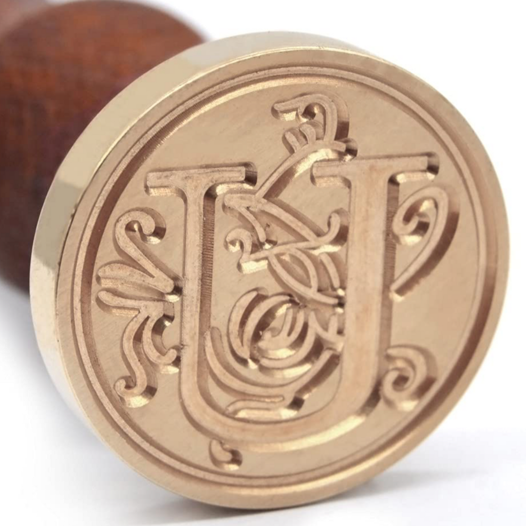 Wax Seal Stamp - Alphabet Round