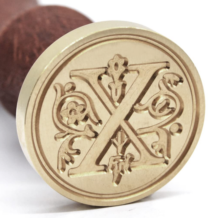 Wax Seal Stamp - Alphabet Round