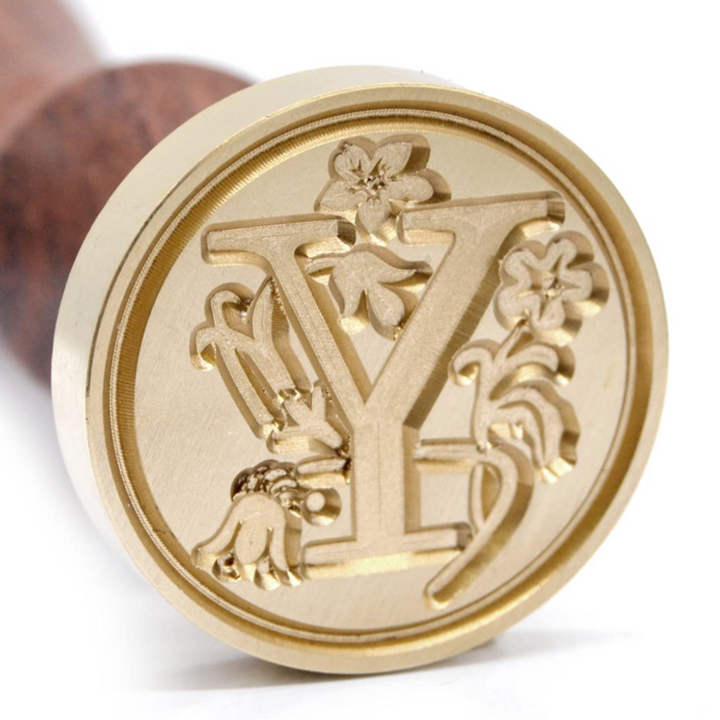 Wax Seal Stamp - Alphabet Round