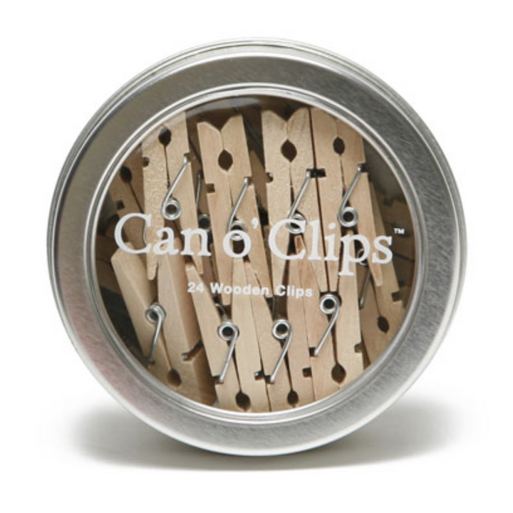 Can O' Clips - Mini Wooden Clips