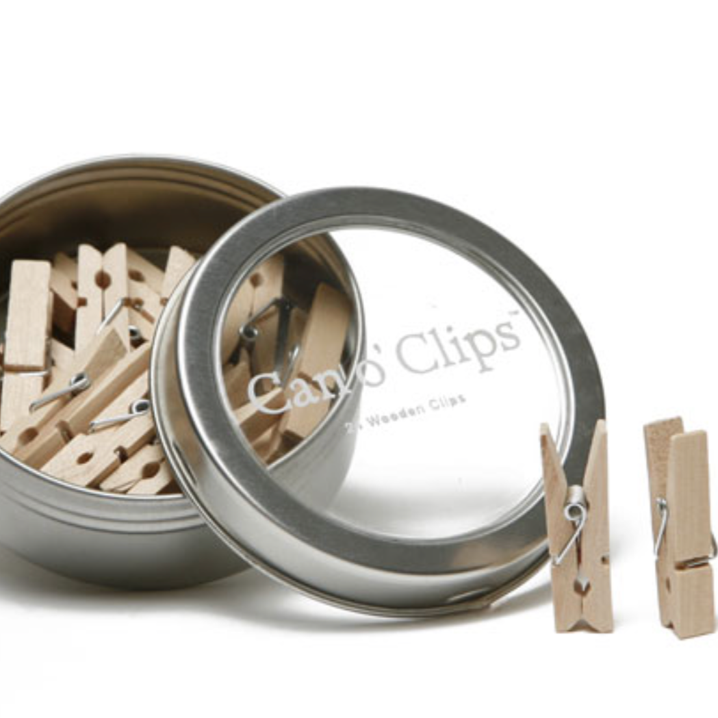 Can O' Clips - Mini Wooden Clips