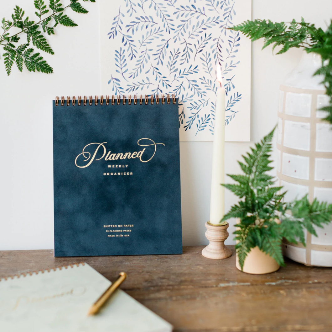 Planned Velvet Weekly Organizer