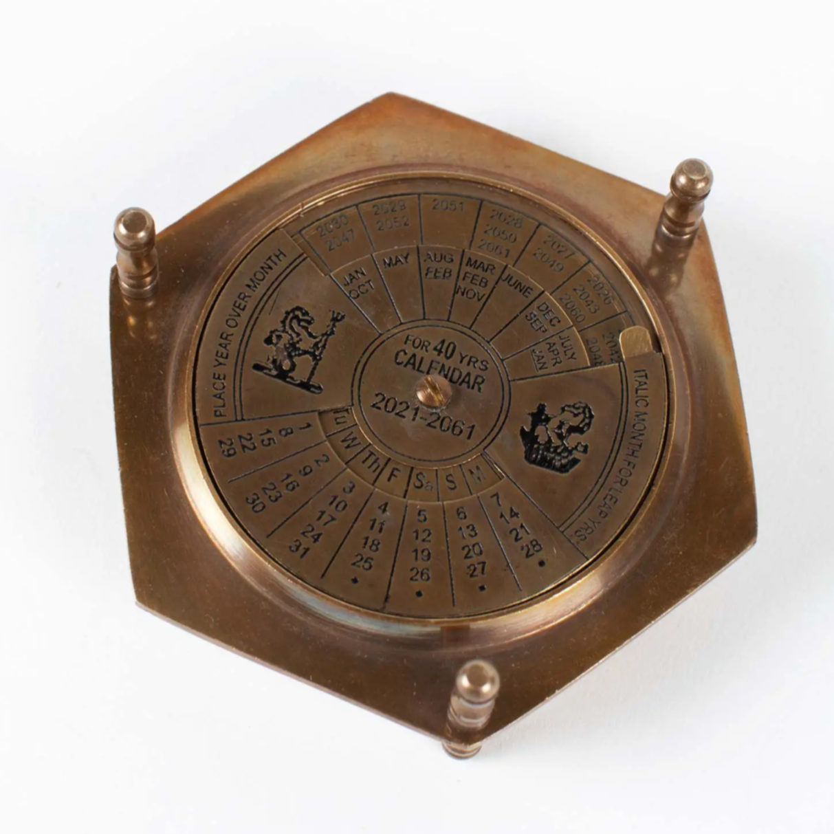 Compass And Calendar Hitchcock Paper Co 3335