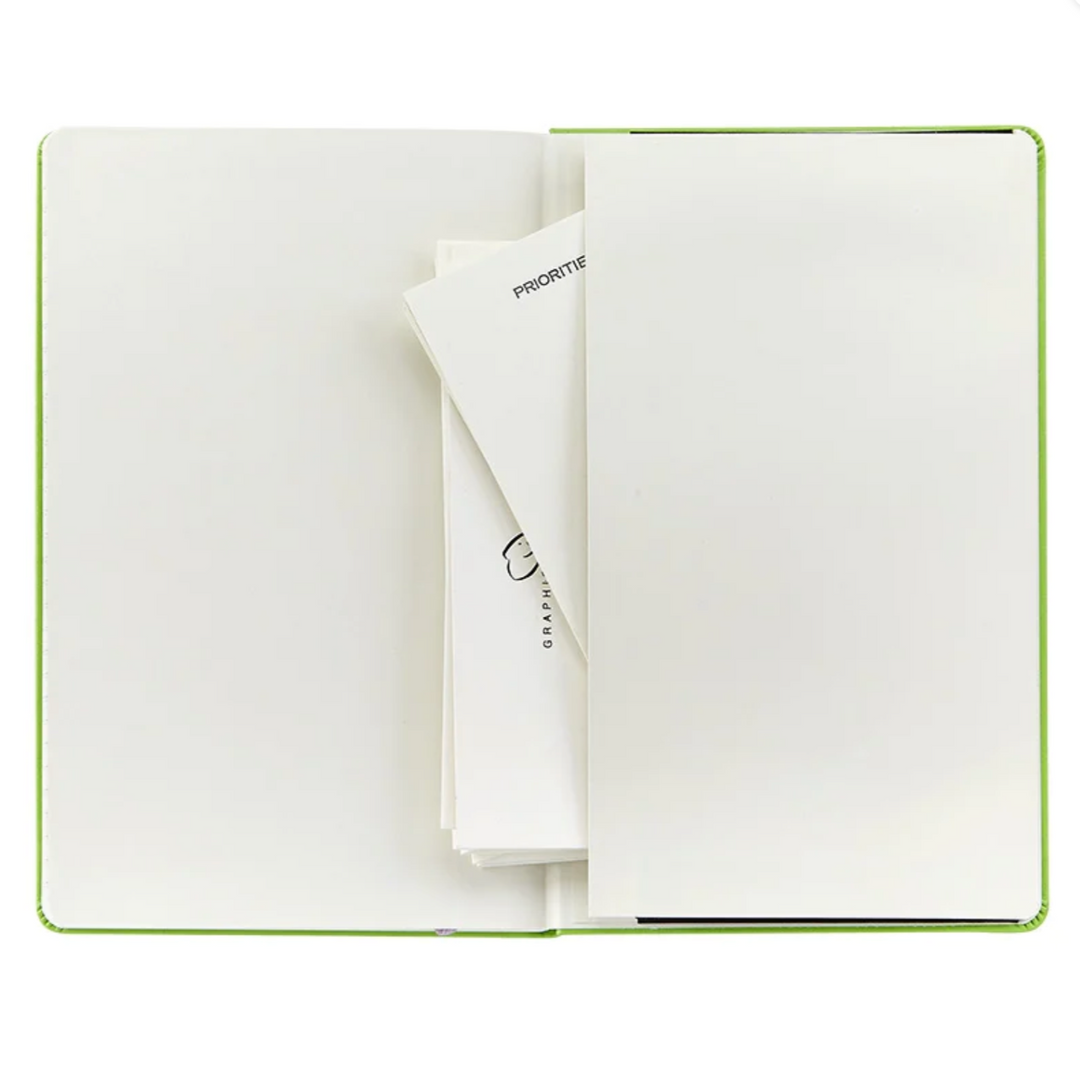 Bennett Leather Journal - Lime Leather