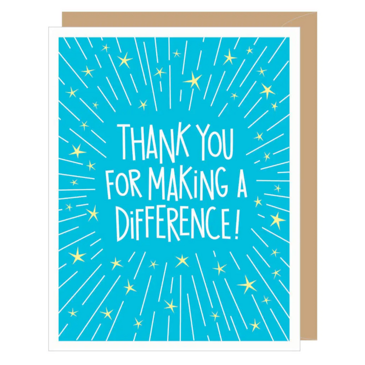 Thank You For Making A Difference Goodbye Card