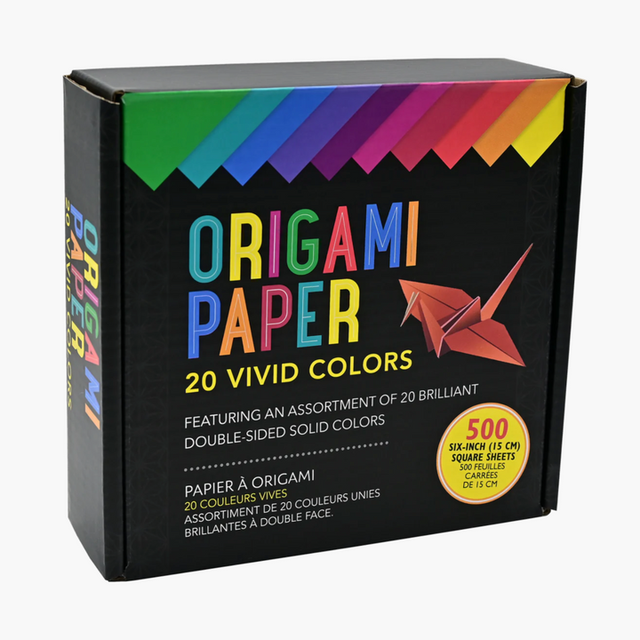 Origami Paper 20 Vivid Colors (500 sheets)