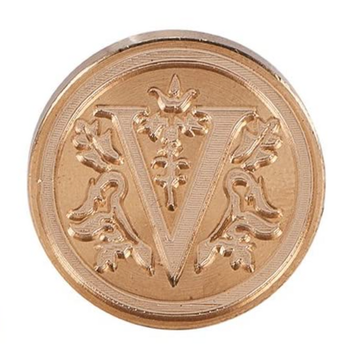 Wax Seal Stamp - Alphabet Round