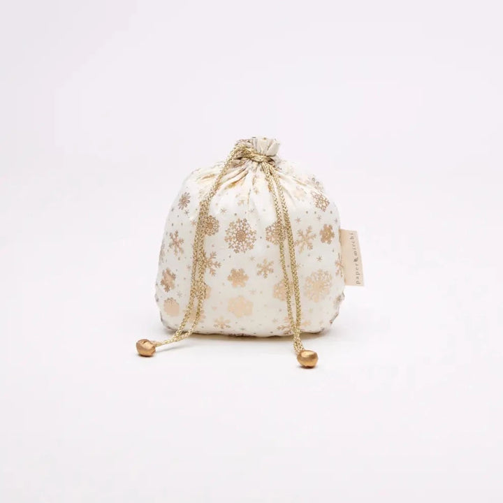 Fabric Gift Bag - Gold Frost