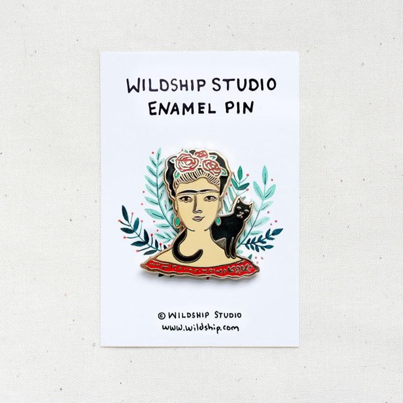 Frida Kahlo Enamel Pin