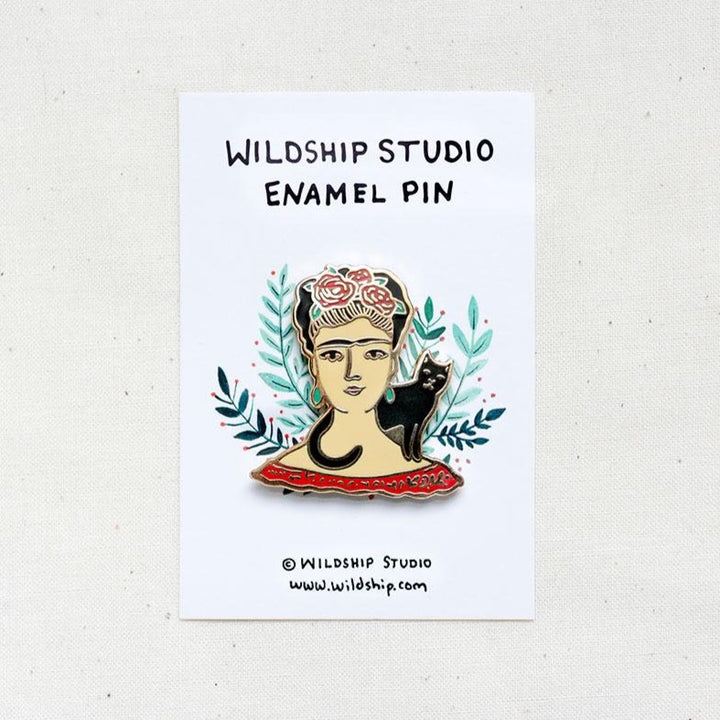 Frida Kahlo Enamel Pin