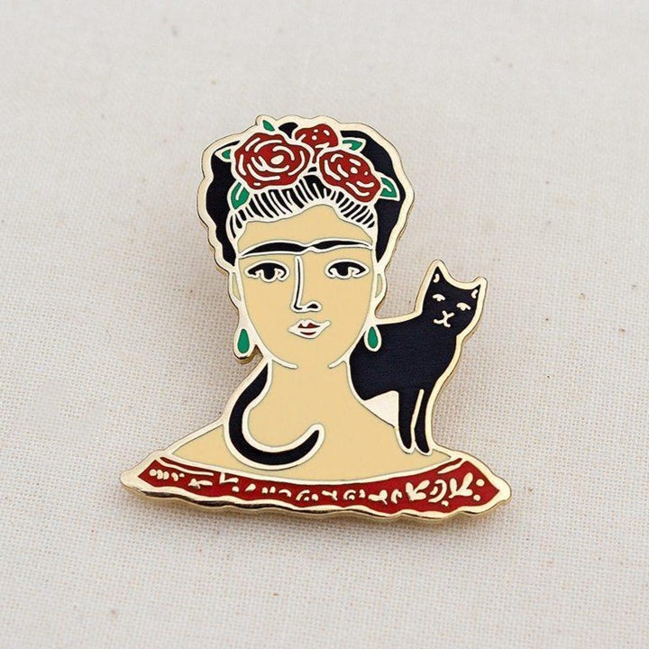 Frida Kahlo Enamel Pin